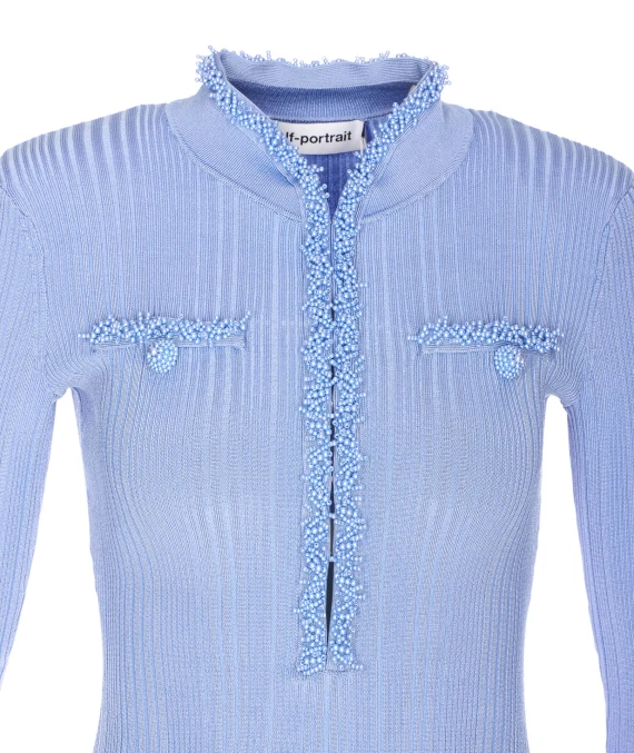 SELF PORTRAIT Abiti Blue