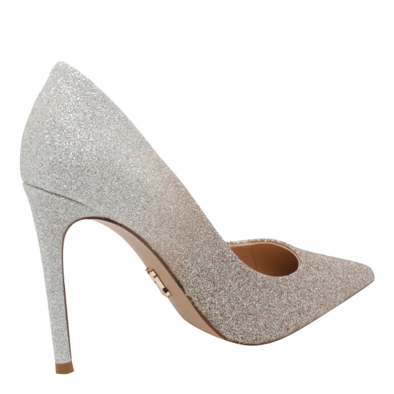 Scarpe con Tacco Argento