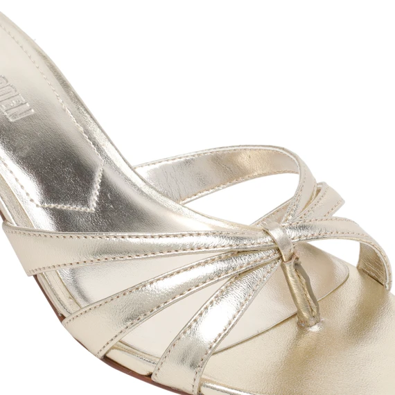 Scarpe con Tacco Oro