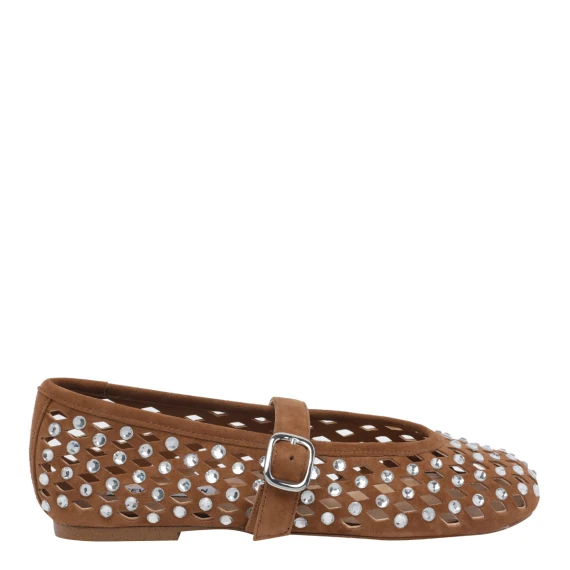 Flat shoes Brown