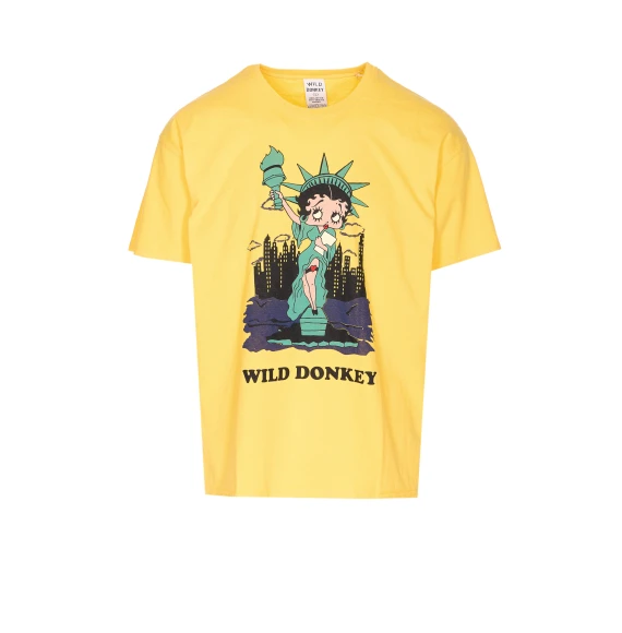 Wild Donkey T-shirt e Polo Giallo